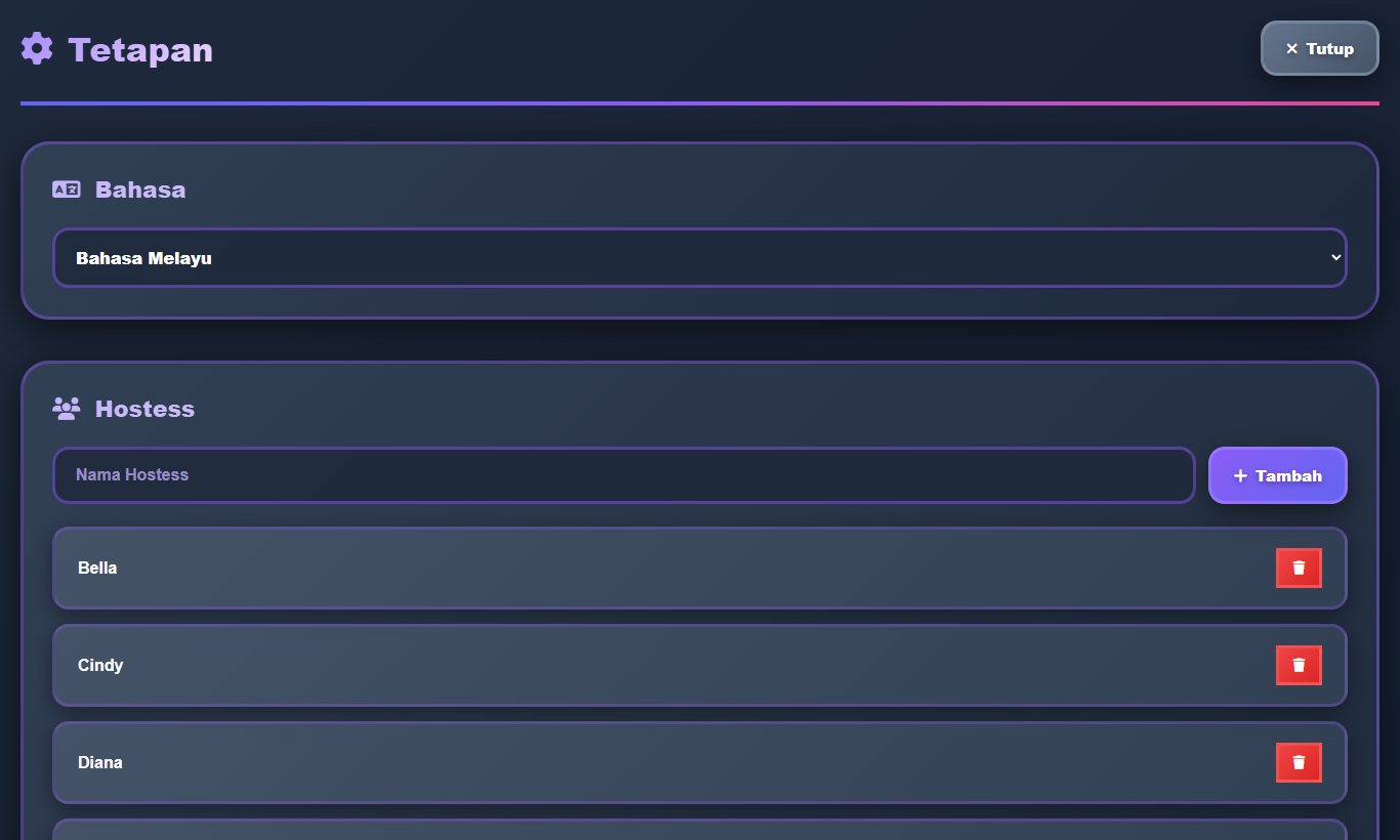 Hostess Reward - Simple settings